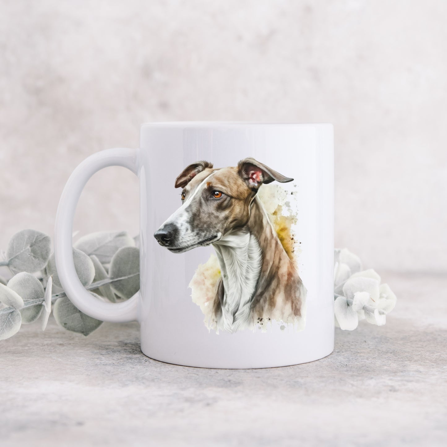 Keramiktasse Greyhound - Personalisierbar!