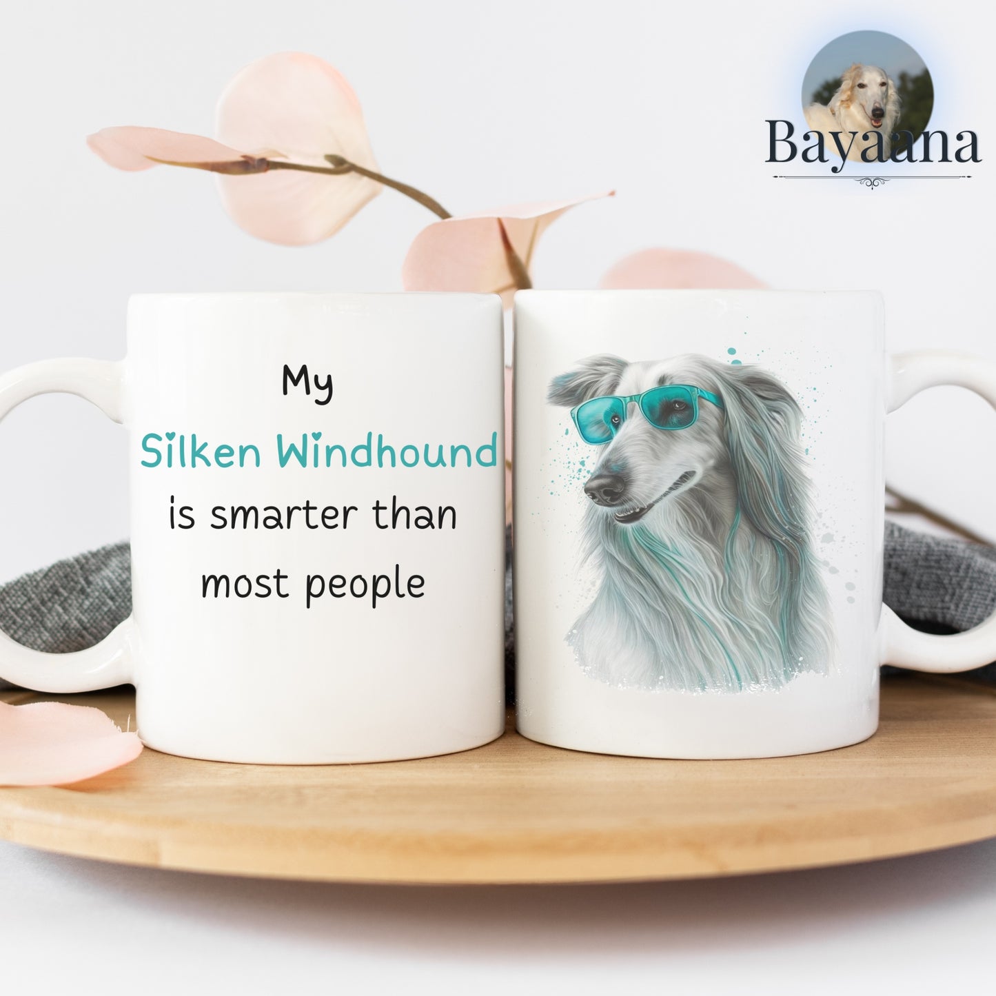 Tasse "Smart Silken Windhound" - Personalisierbar!