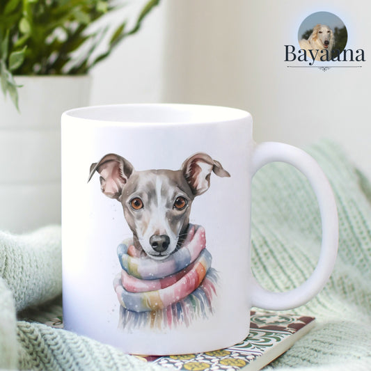 Windhund-Wintertasse "Sorry it´s too cold outside"
